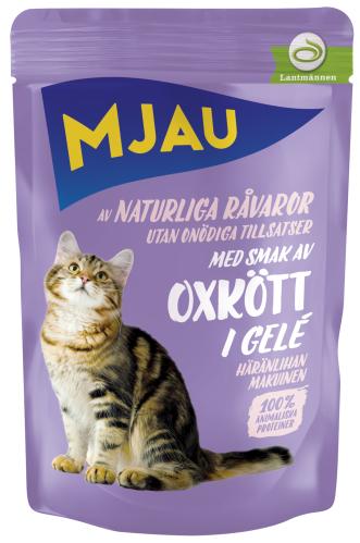 Mjau mix gele köttsmaker 12 x 85 gram