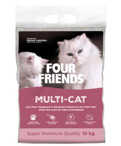 Kattsand Multi-Cat 10 kg Four Friends