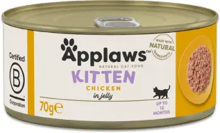 Applaws kattunge kyckling i gele 70g