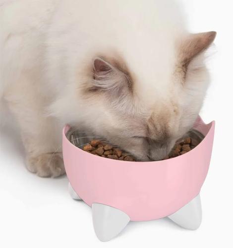 Catit Pixi Combo ROSA - vattenfontän och matskål