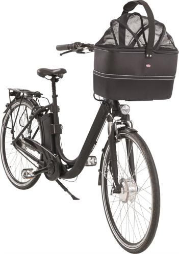 Cykelkorg och transportväska 2 i 1, för styret. Passar katt och liten hund.