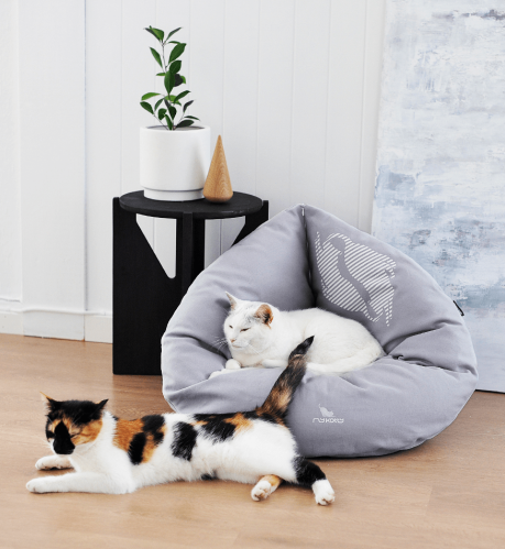 EMI modern catbed grå