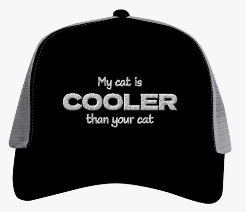 Supercat Truckerkeps Cooler svart/grå