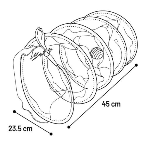 Kattleksak lektunnel Spiral