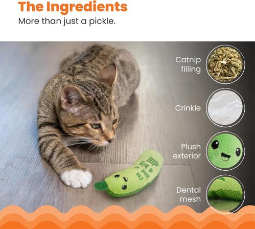 Kattleksak Crunchy Pickle Kicker