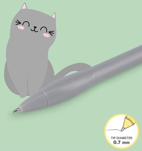 Bläckpenna med ljus Meow
