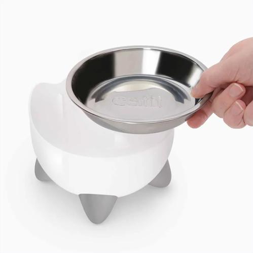 Catit Pixi Combo VIT - vattenfontän och matskål