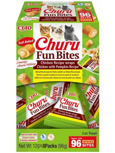 Churu Fun Bites Chicken Pumpkin 96st