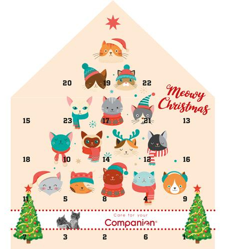 Julkalender för katt Companion