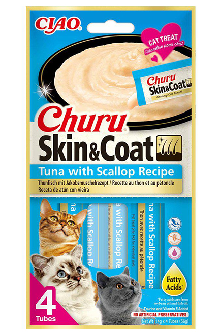 Churu Skin & Coat, Tuna and Scallop