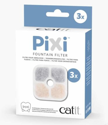 Kolfilter CatIt Pixi vattenfontän 3-pack
